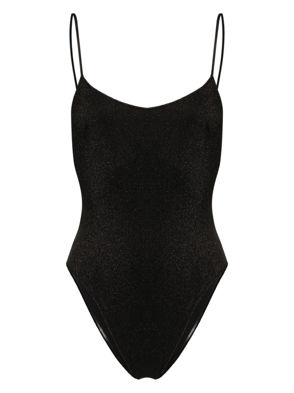 MC2 Saint Barth Cecille lurex swimsuit - Black von MC2 Saint Barth