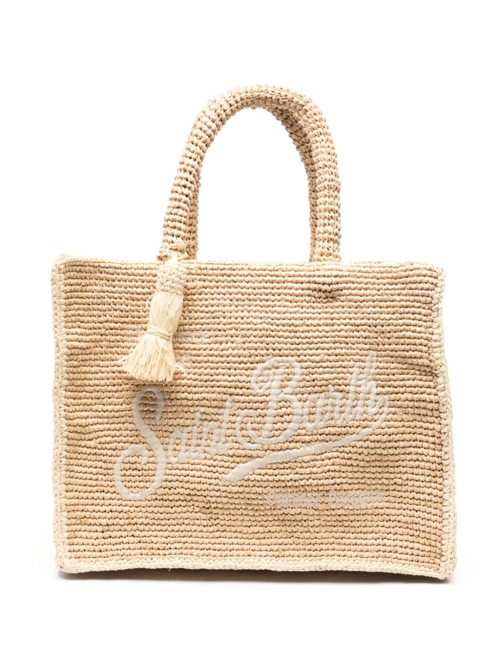 MC2 Saint Barth Colette raffia beach bag - Neutrals von MC2 Saint Barth