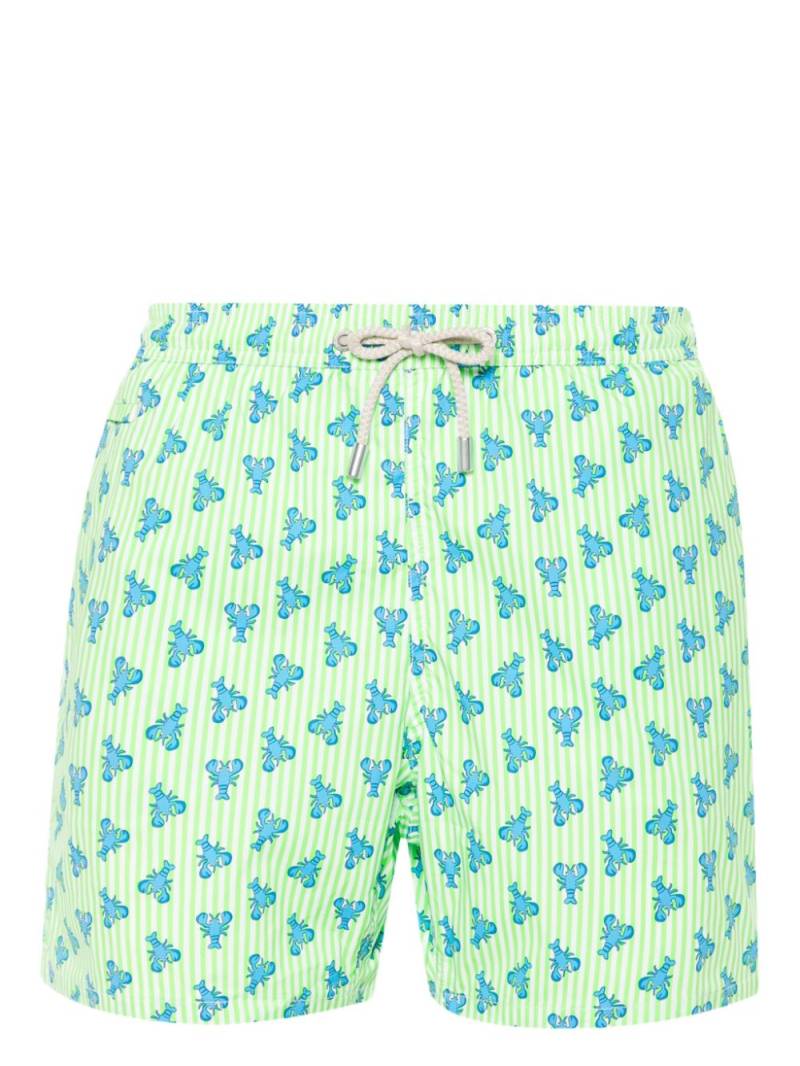 MC2 Saint Barth Comfort lobster-print swim shorts - Green von MC2 Saint Barth