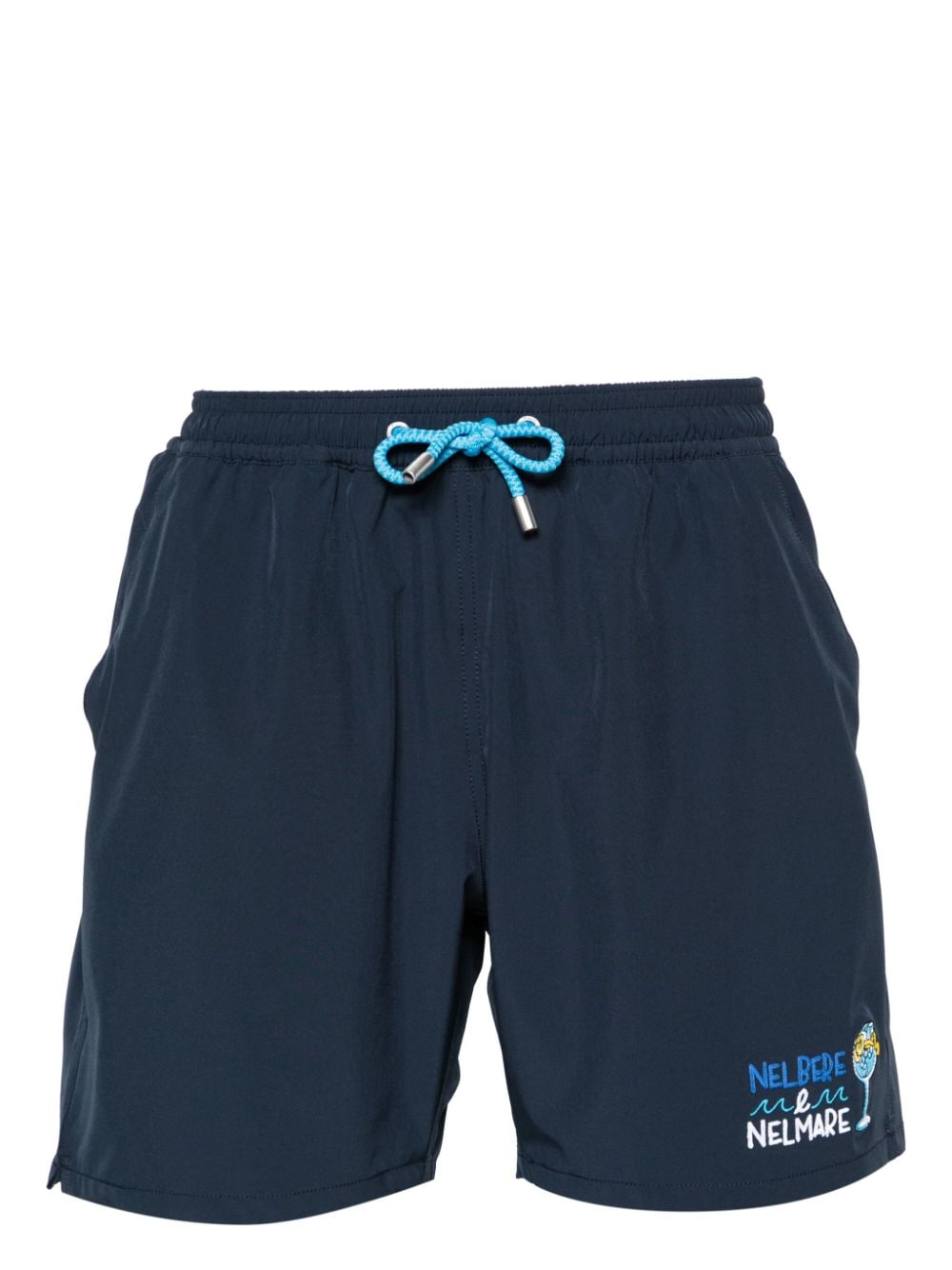 MC2 Saint Barth Comfort mid-rise swim shorts - Blue von MC2 Saint Barth