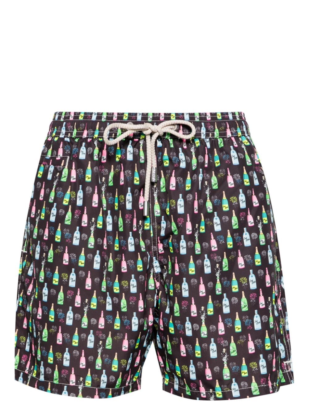 MC2 Saint Barth Comfortlight Bubble-print swim-shorts - Black von MC2 Saint Barth