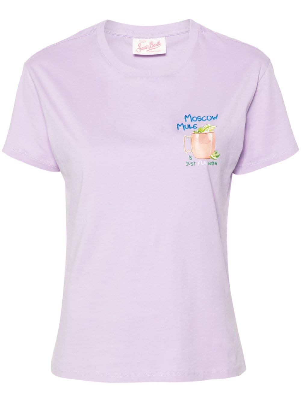 MC2 Saint Barth Emilie cotton T-shirt - Purple von MC2 Saint Barth