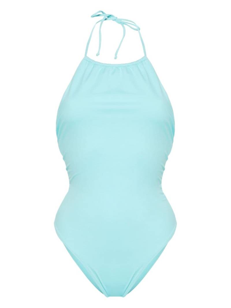 MC2 Saint Barth Gabrielle low-back swimsuit - Blue von MC2 Saint Barth