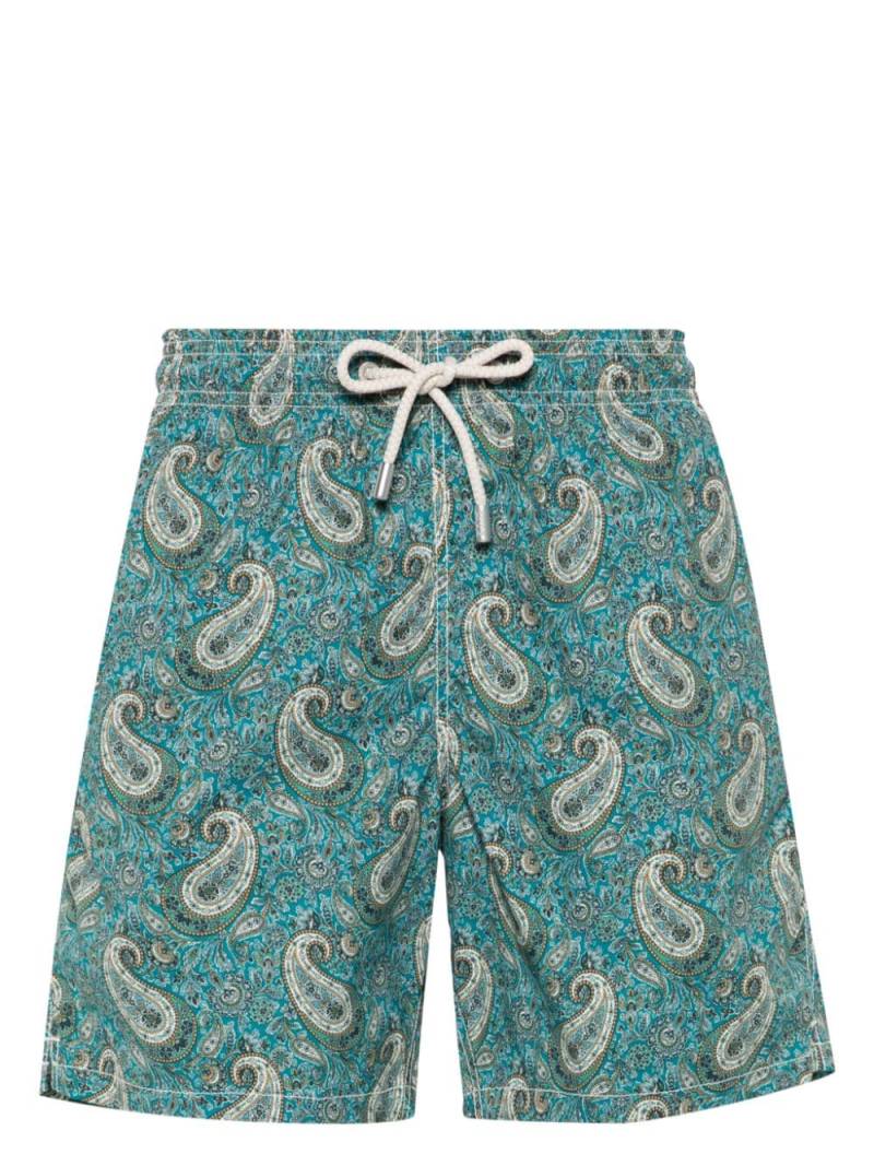 MC2 Saint Barth Gustavia paisley-print swim shorts - Green von MC2 Saint Barth