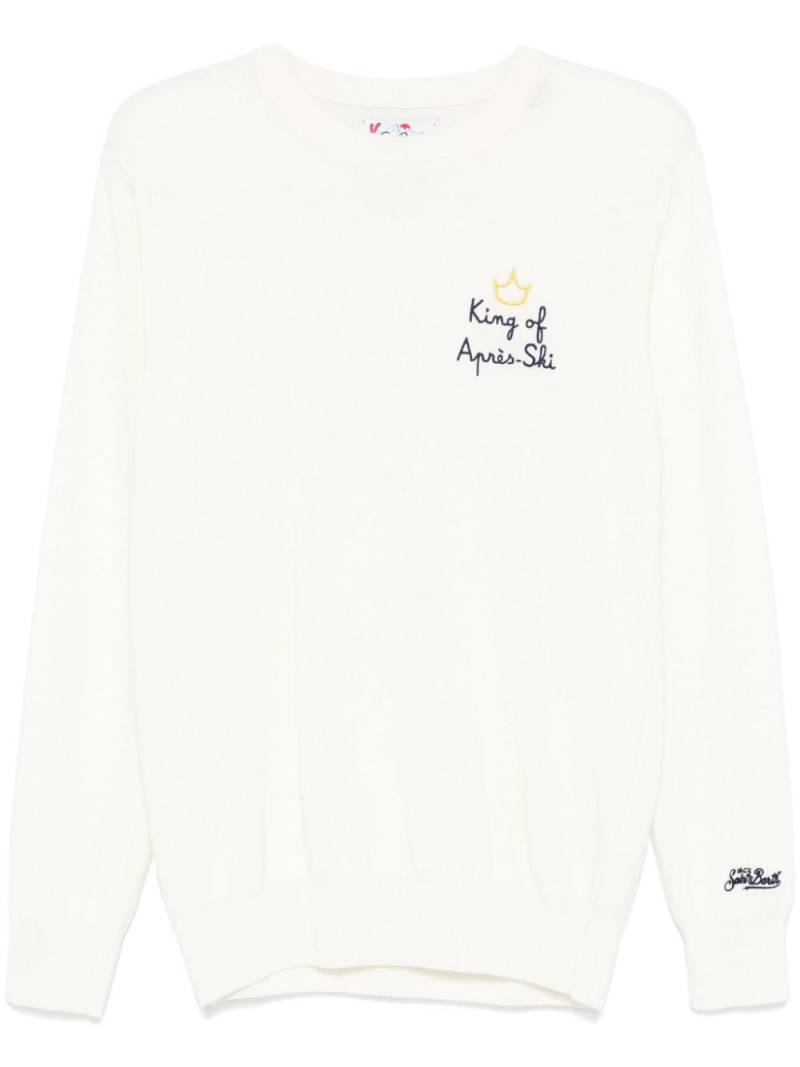 MC2 Saint Barth Heron sweater - White von MC2 Saint Barth