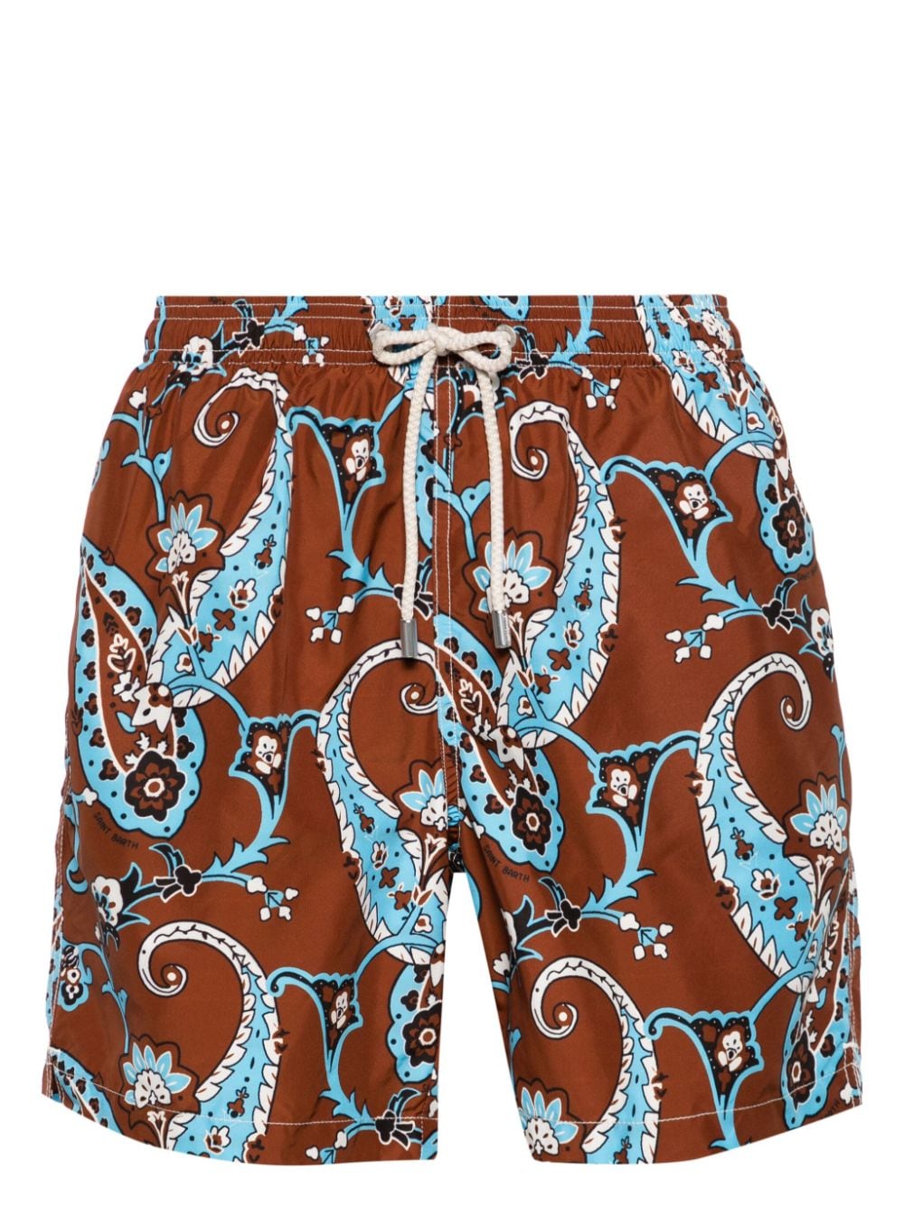 MC2 Saint Barth Lighting Indie Vibe-print swim shorts - Brown von MC2 Saint Barth