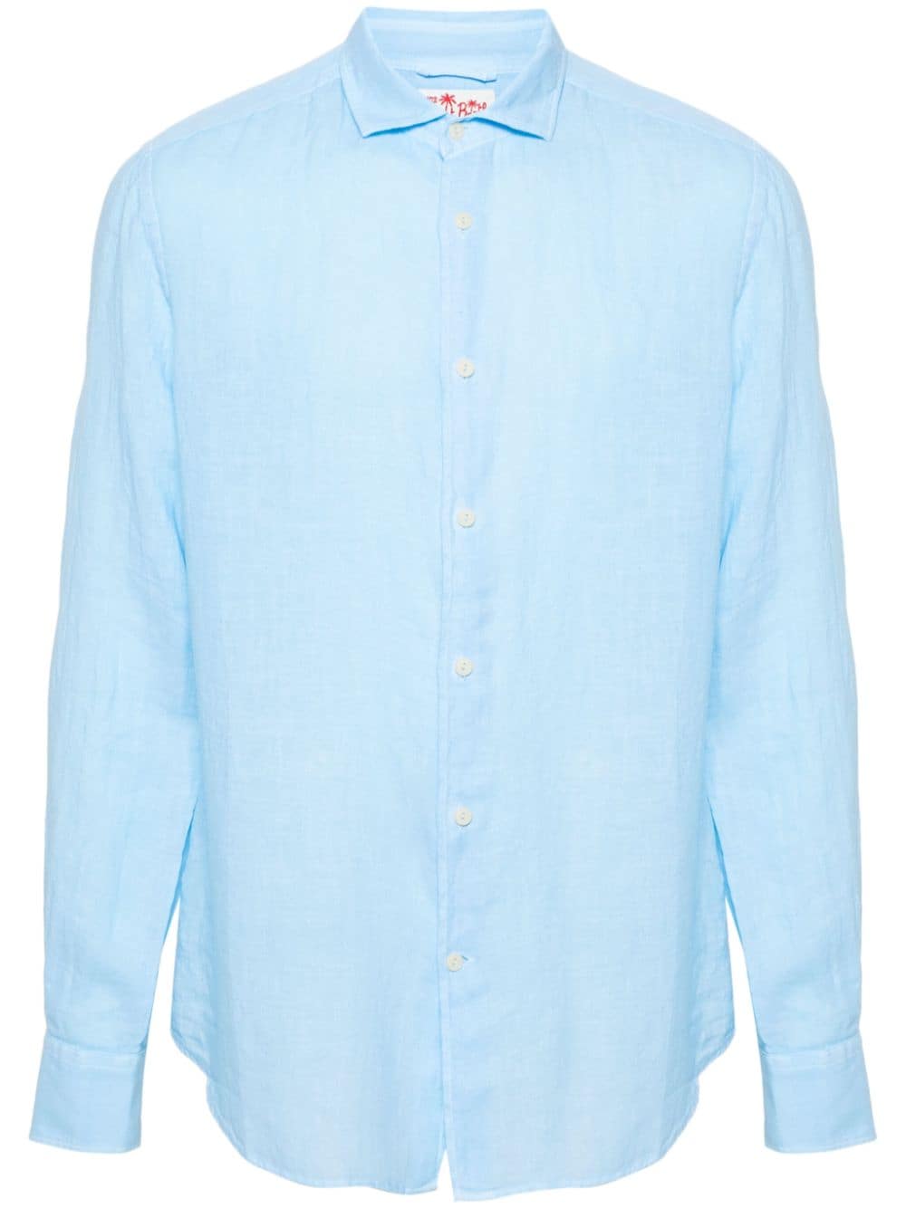 MC2 Saint Barth Pamplona linen shirt - Blue von MC2 Saint Barth