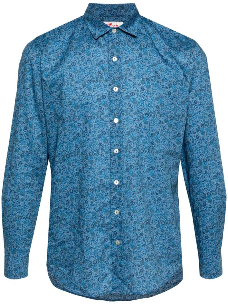 MC2 Saint Barth Sikelia cotton shirt - Blue von MC2 Saint Barth