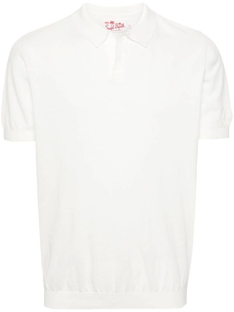 MC2 Saint Barth Sloan cotton polo shirt - White von MC2 Saint Barth