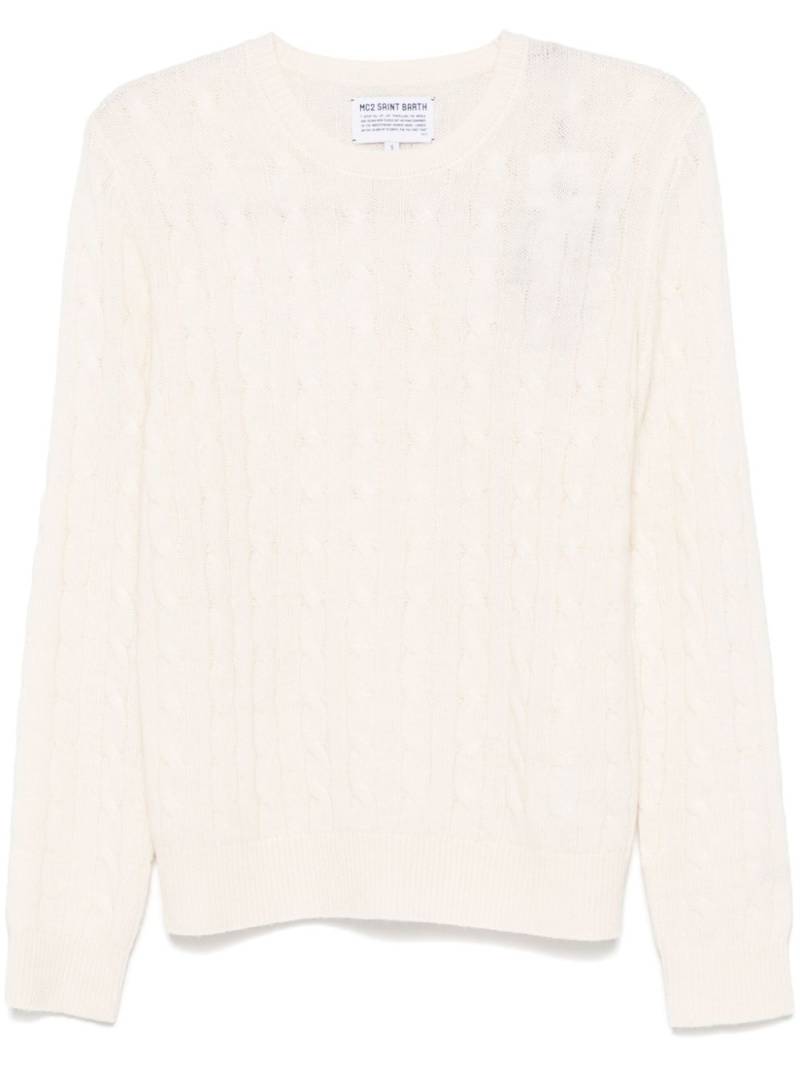 MC2 Saint Barth Sorbonne sweater - White von MC2 Saint Barth