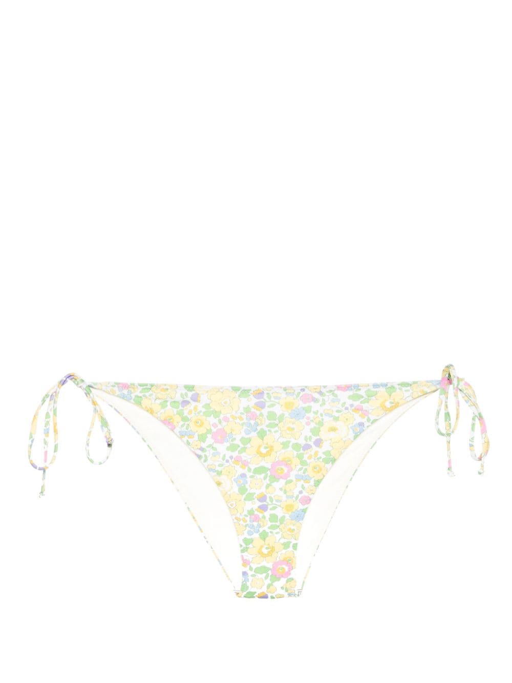 MC2 Saint Barth Virgo floral-print bikini bottoms - Yellow von MC2 Saint Barth