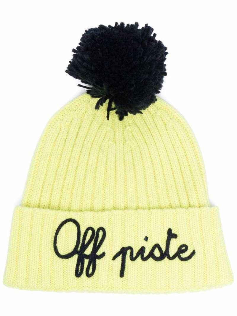 MC2 Saint Barth Wengen embroidered beanie - Yellow von MC2 Saint Barth