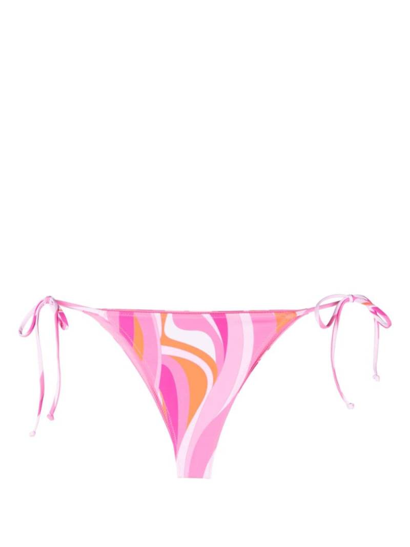 MC2 Saint Barth abstract-print bikini bottoms - Pink von MC2 Saint Barth