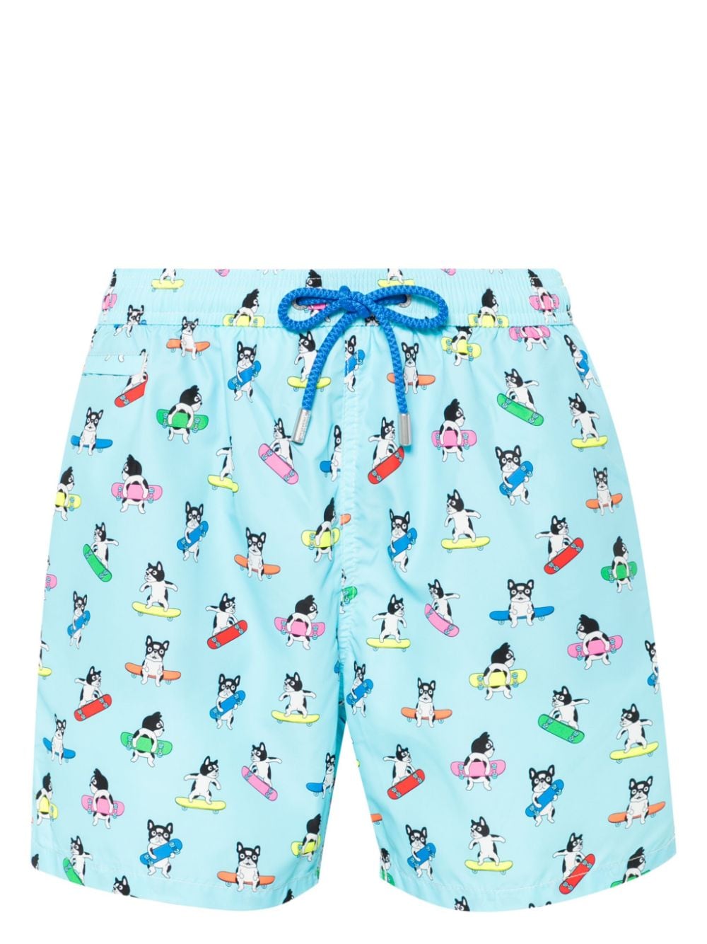 MC2 Saint Barth dog-print swim shorts - Blue von MC2 Saint Barth