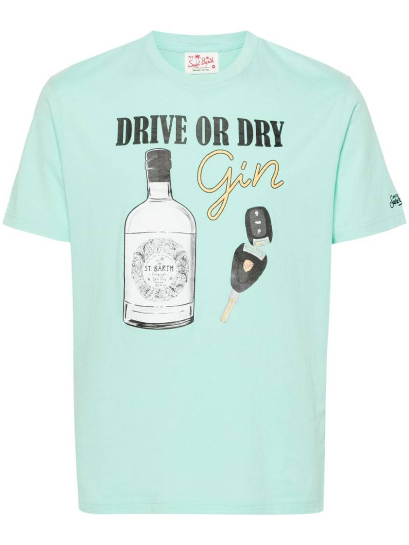 MC2 Saint Barth gin-print cotton T-shirt - Green von MC2 Saint Barth