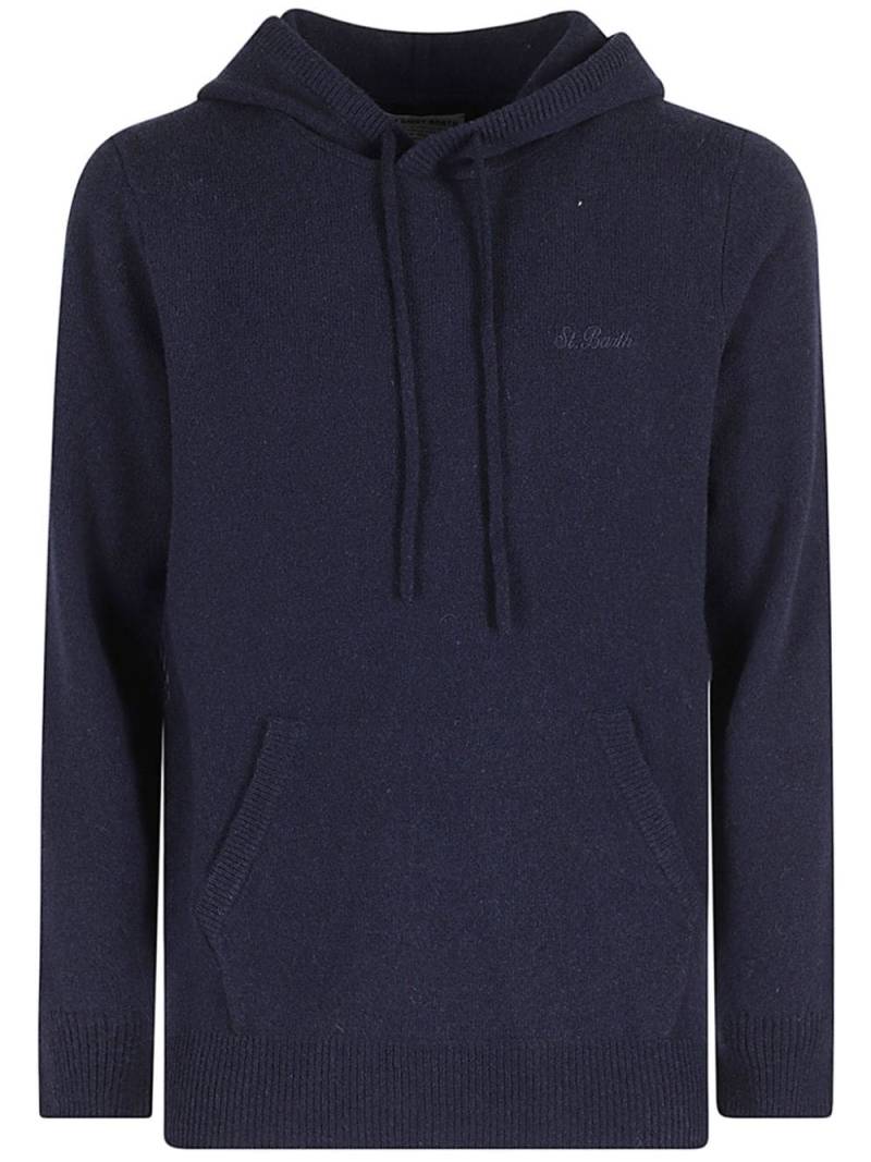 MC2 Saint Barth knitted hoodie - Blue von MC2 Saint Barth