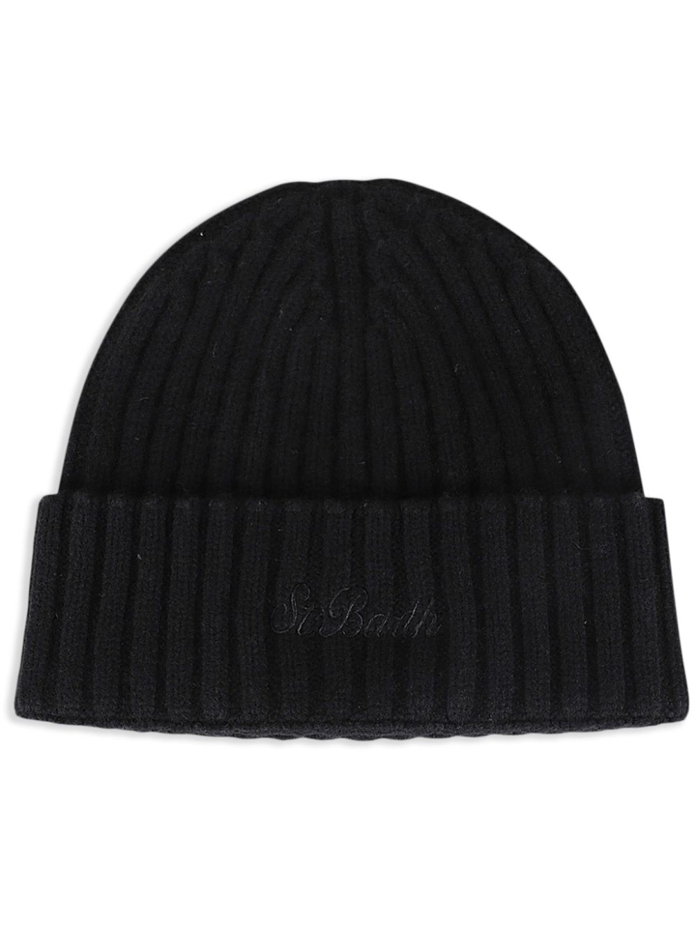 MC2 Saint Barth logo-embroidered beanie - Black von MC2 Saint Barth