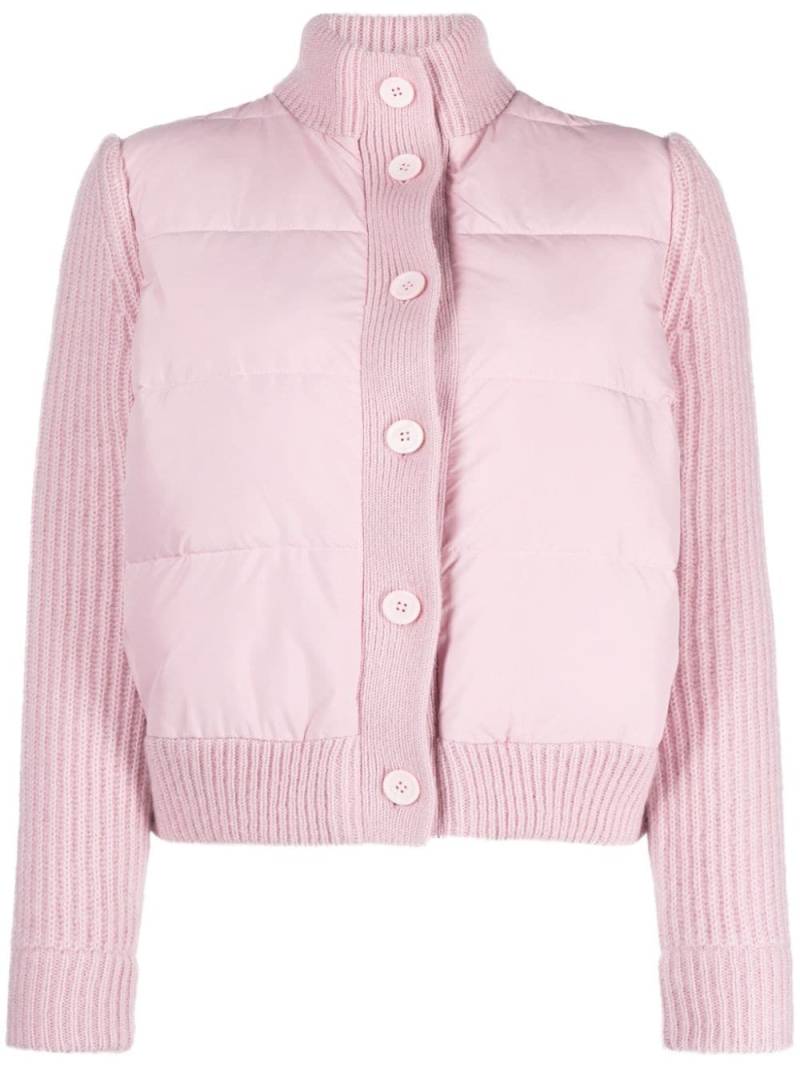 MC2 Saint Barth logo-embroidered padded-panel jacket - Pink von MC2 Saint Barth