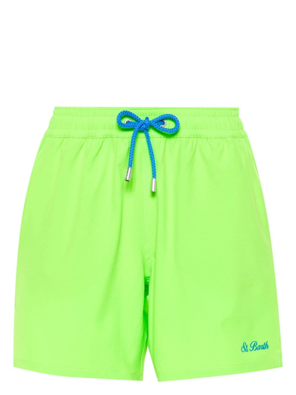 MC2 Saint Barth logo-embroidered swim shorts - Green von MC2 Saint Barth