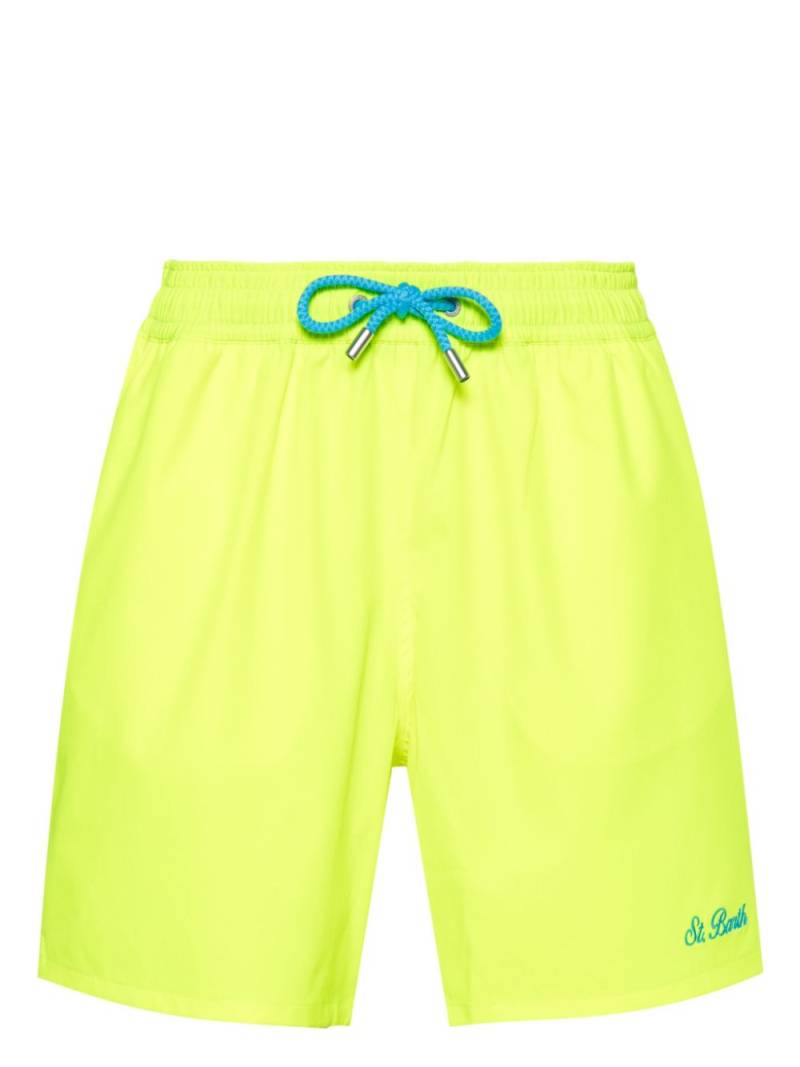 MC2 Saint Barth logo-embroidered swim shorts - Yellow von MC2 Saint Barth