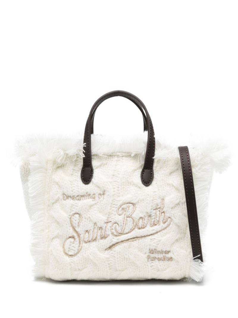 MC2 Saint Barth mini Vanity tote bag - White von MC2 Saint Barth