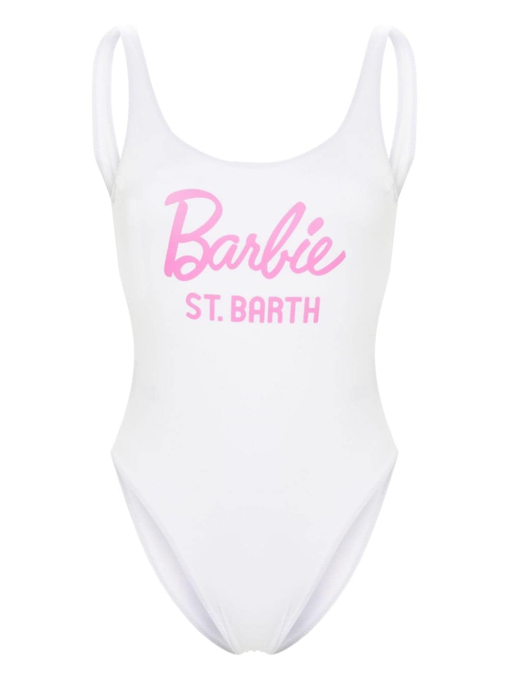 MC2 Saint Barth x Barbie Lora swimsuit - White von MC2 Saint Barth