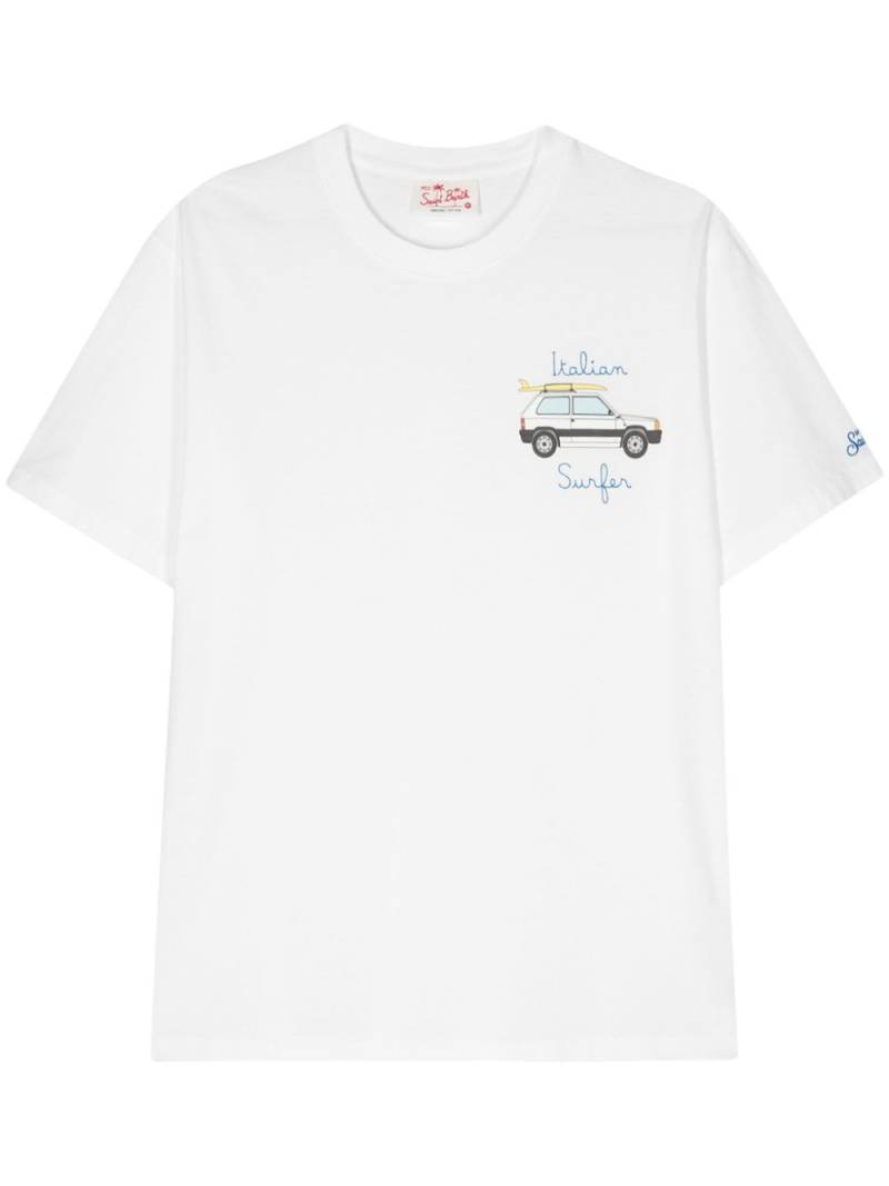 MC2 Saint Barth x Fiat Panda-print T-shirt - White von MC2 Saint Barth