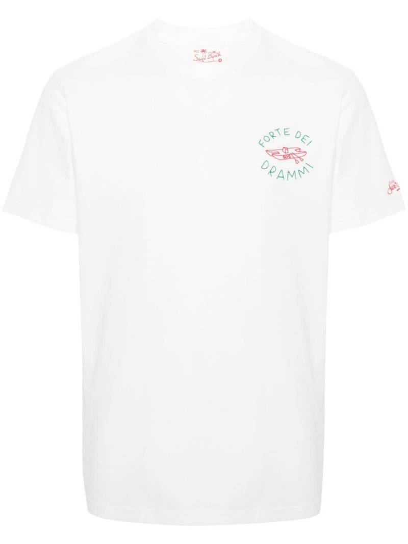 MC2 Saint Barth x Insulti Luminosi cotton T-shirt - White von MC2 Saint Barth