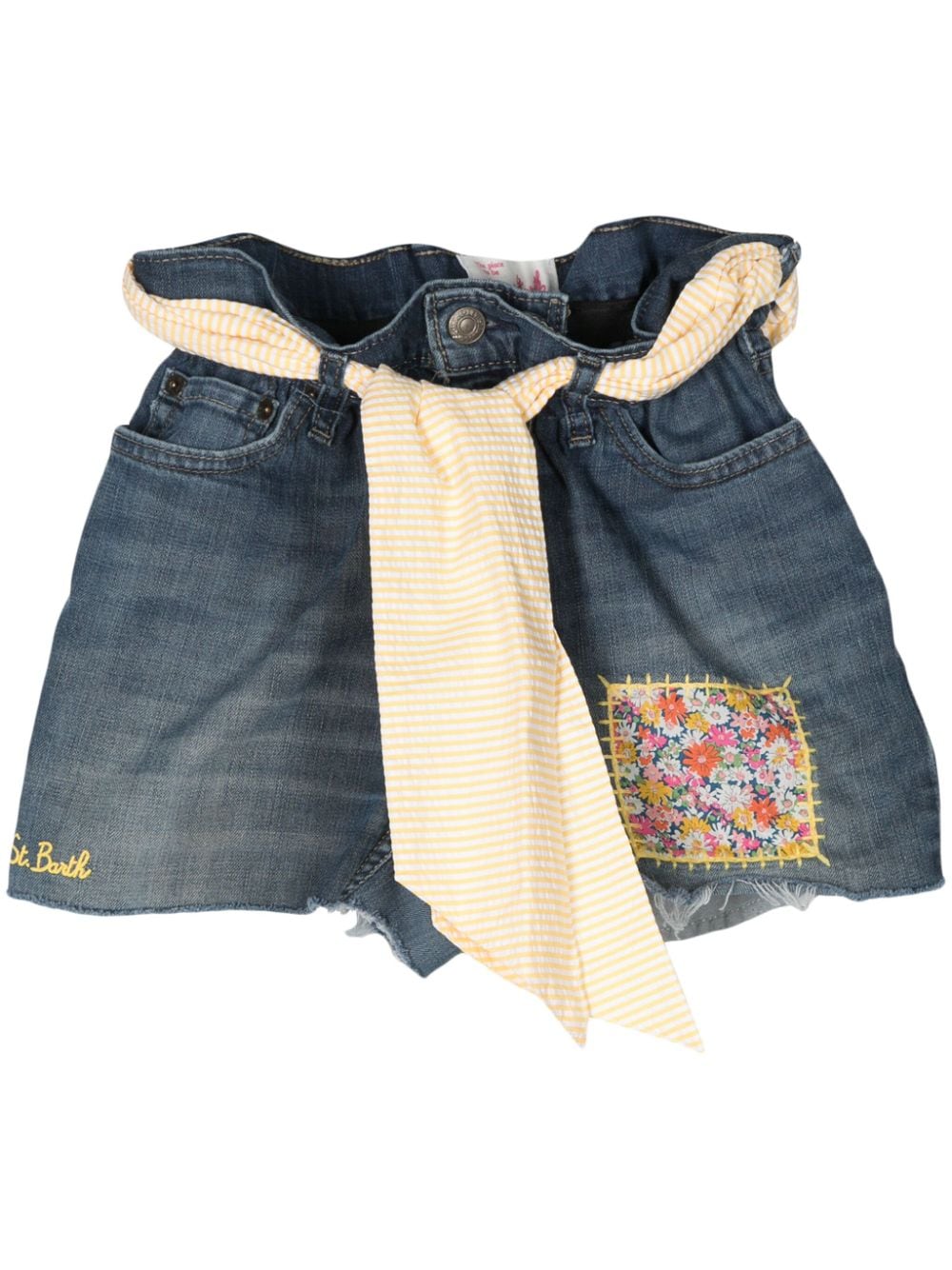 MC2 Saint Barth x Levi's Libby denim shorts - Blue von MC2 Saint Barth