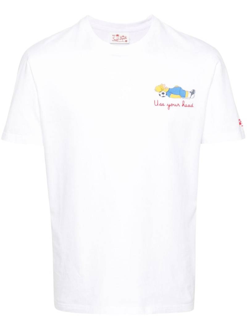 MC2 Saint Barth x The Simpsons Homer T-shirt - White von MC2 Saint Barth