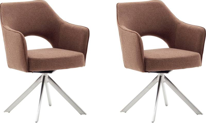 MCA furniture 4-Fussstuhl »Tonala«, (Set), 2 St., Velourstoff grob, (2er-Set), 180° drehbar, Belastbarkeit 120 kg, Sitzhöhe ca. 49 cm MCA furniture 4-Fussstuhl »Tonala«, (Set), 2 St., Velourstoff grob, (2er-Set), 180° drehbar, Belastbarkeit 120 kg, Sitzhöhe ca. 49 cm von MCA furniture