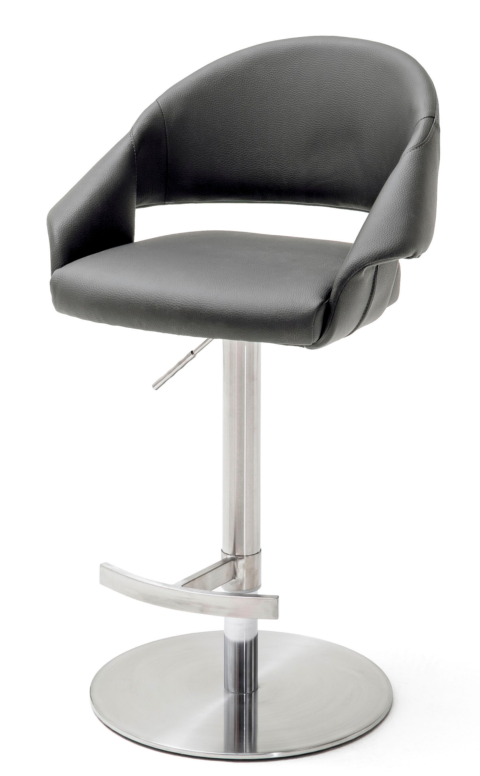 MCA furniture Bistrostuhl »PERU«, Bodenplatte rund, 360° drehbar, Sitzhöhe einstellbar von 56-81 cm von MCA furniture