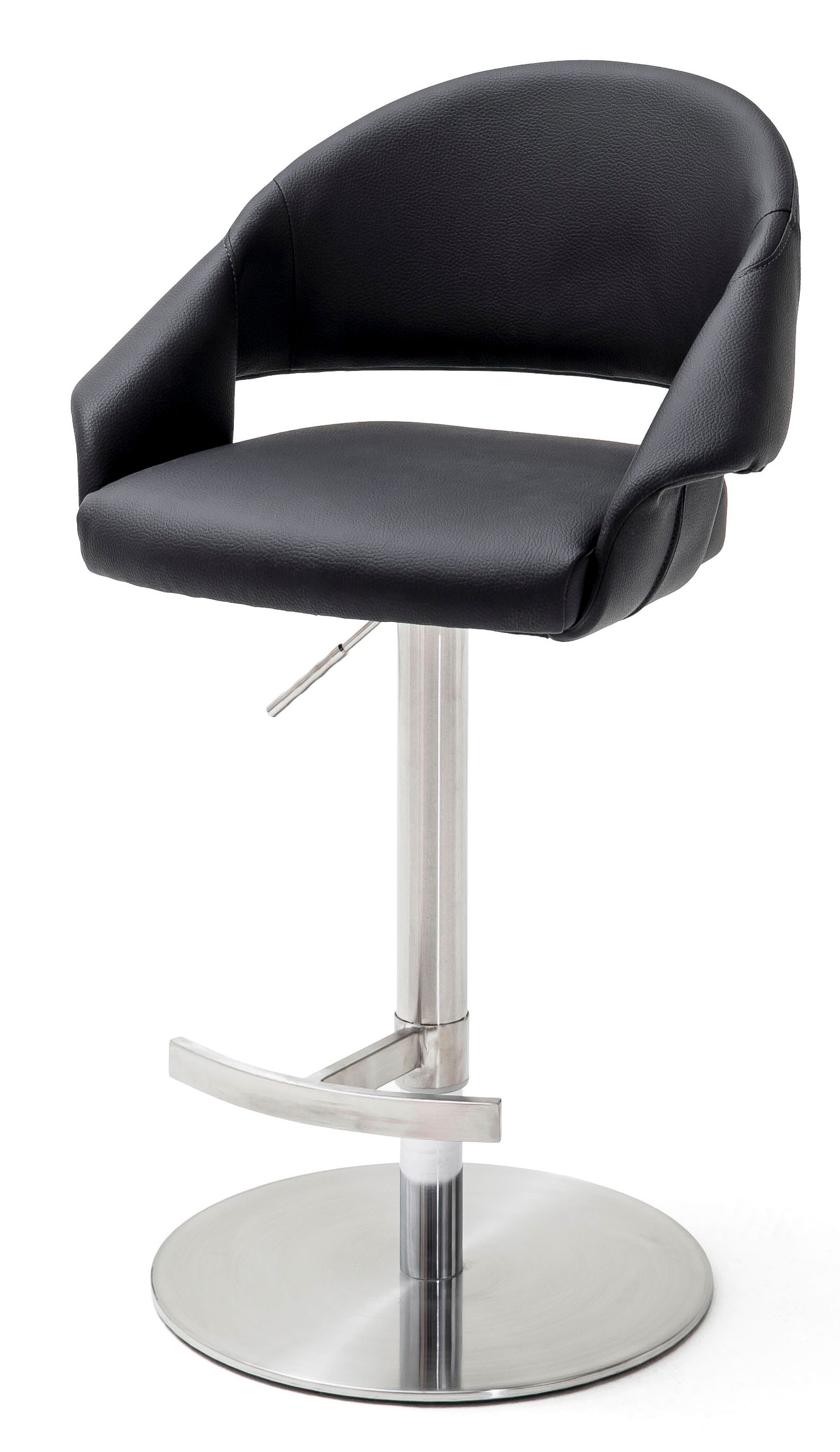 MCA furniture Bistrostuhl »PERU«, Bodenplatte rund, 360° drehbar, Sitzhöhe einstellbar von 56-81 cm MCA furniture Bistrostuhl »PERU«, Bodenplatte rund, 360° drehbar, Sitzhöhe einstellbar von 56-81 cm von MCA furniture