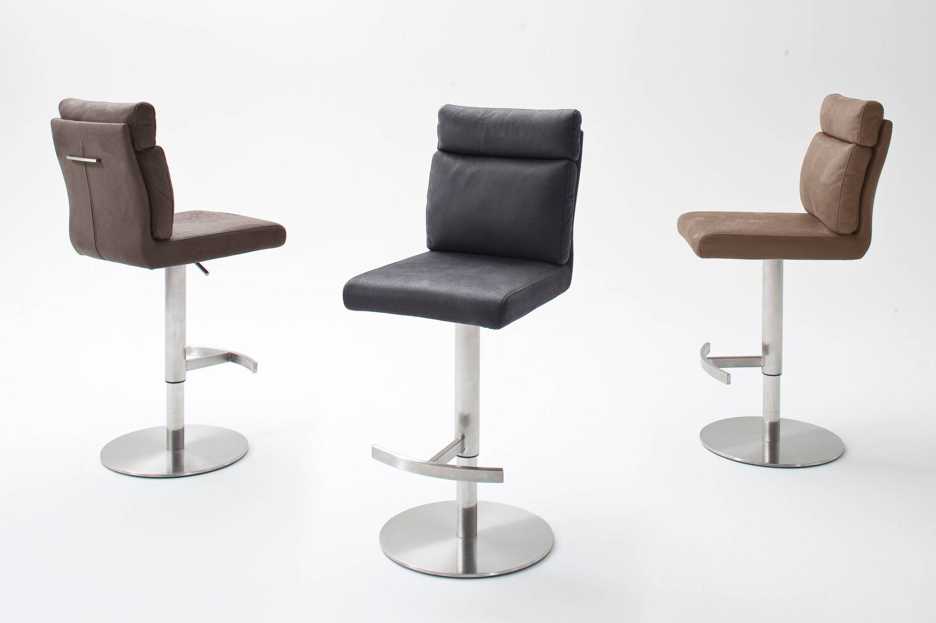 MCA furniture Bistrostuhl »RABEA«, Polyester, Bodenplatte rund, 360° drehbar, Sitzhöhe einstellbar von 53-78 cm MCA furniture Bistrostuhl »RABEA«, Polyester, Bodenplatte rund, 360° drehbar, Sitzhöhe einstellbar von 53-78 cm von MCA furniture