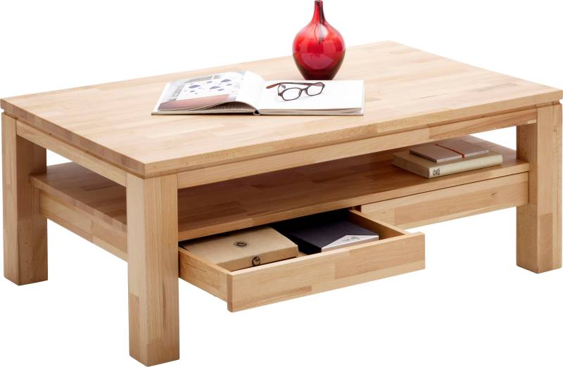 MCA furniture Couchtisch »TOPSELLER!«, (Couchtisch), Couchtisch Massivholz mit Schubladen von MCA furniture