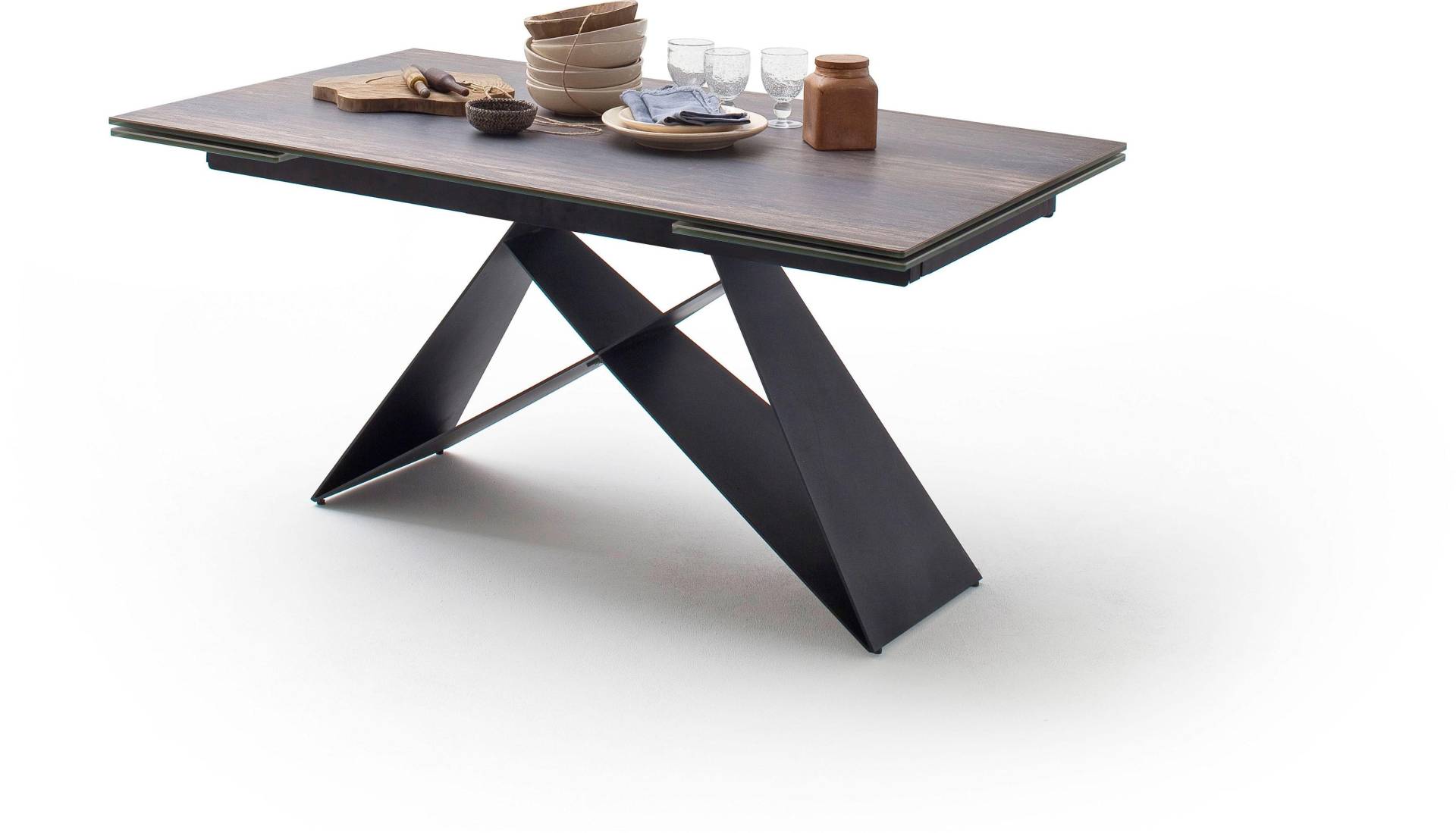 MCA furniture Esstisch »Kobe«, Esstisch Glas-Keramik mit Stirnauszug MCA furniture Esstisch »Kobe«, Esstisch Glas-Keramik mit Stirnauszug von MCA furniture