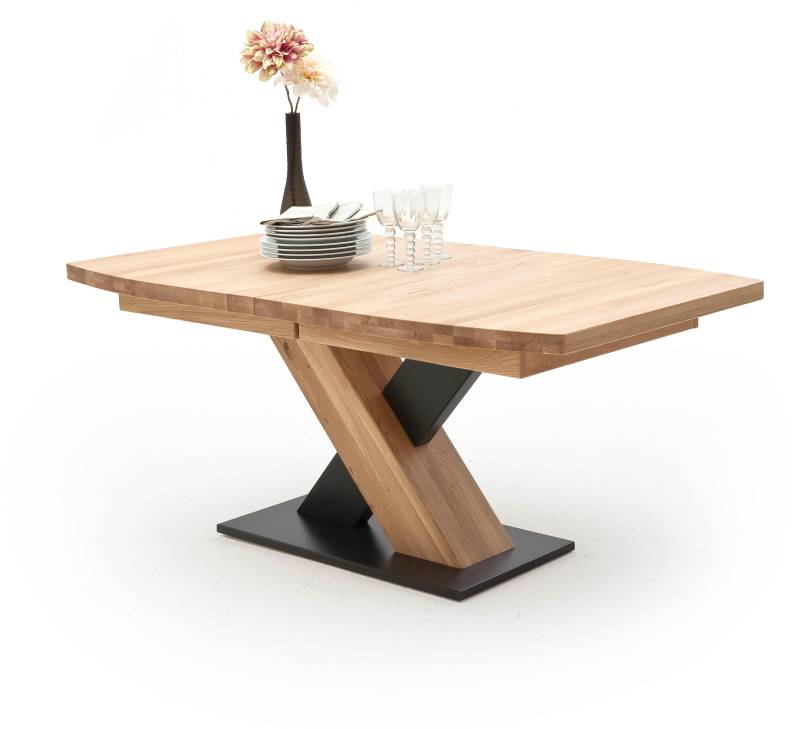 MCA furniture Esstisch »Mendoza«, Esstisch Bootsform mit X-Säule, ausziehbar MCA furniture Esstisch »Mendoza«, Esstisch Bootsform mit X-Säule, ausziehbar von MCA furniture