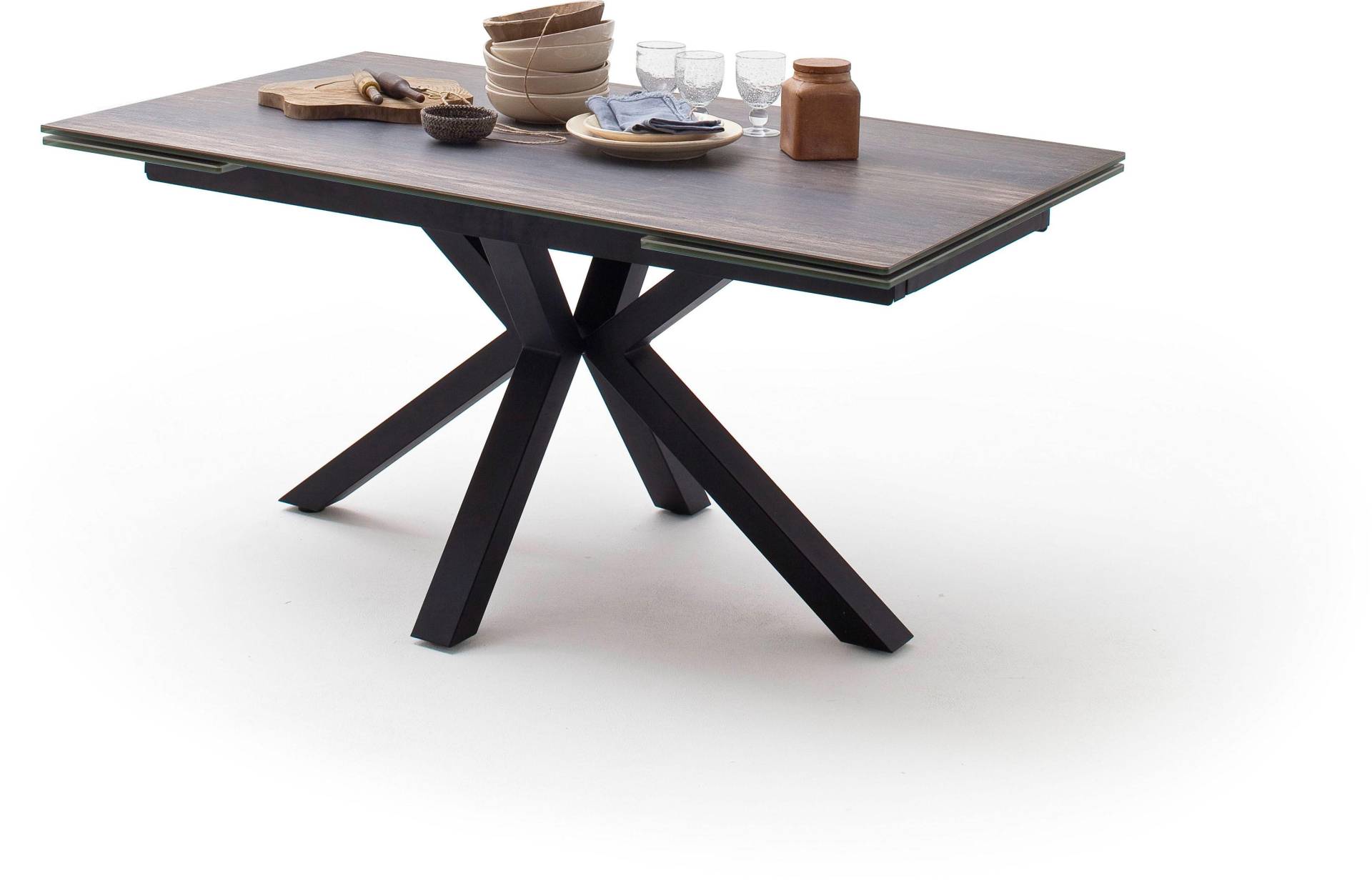 MCA furniture Esstisch »Nagano«, Esstisch Glas-Keramik mit Stirnauszug MCA furniture Esstisch »Nagano«, Esstisch Glas-Keramik mit Stirnauszug von MCA furniture
