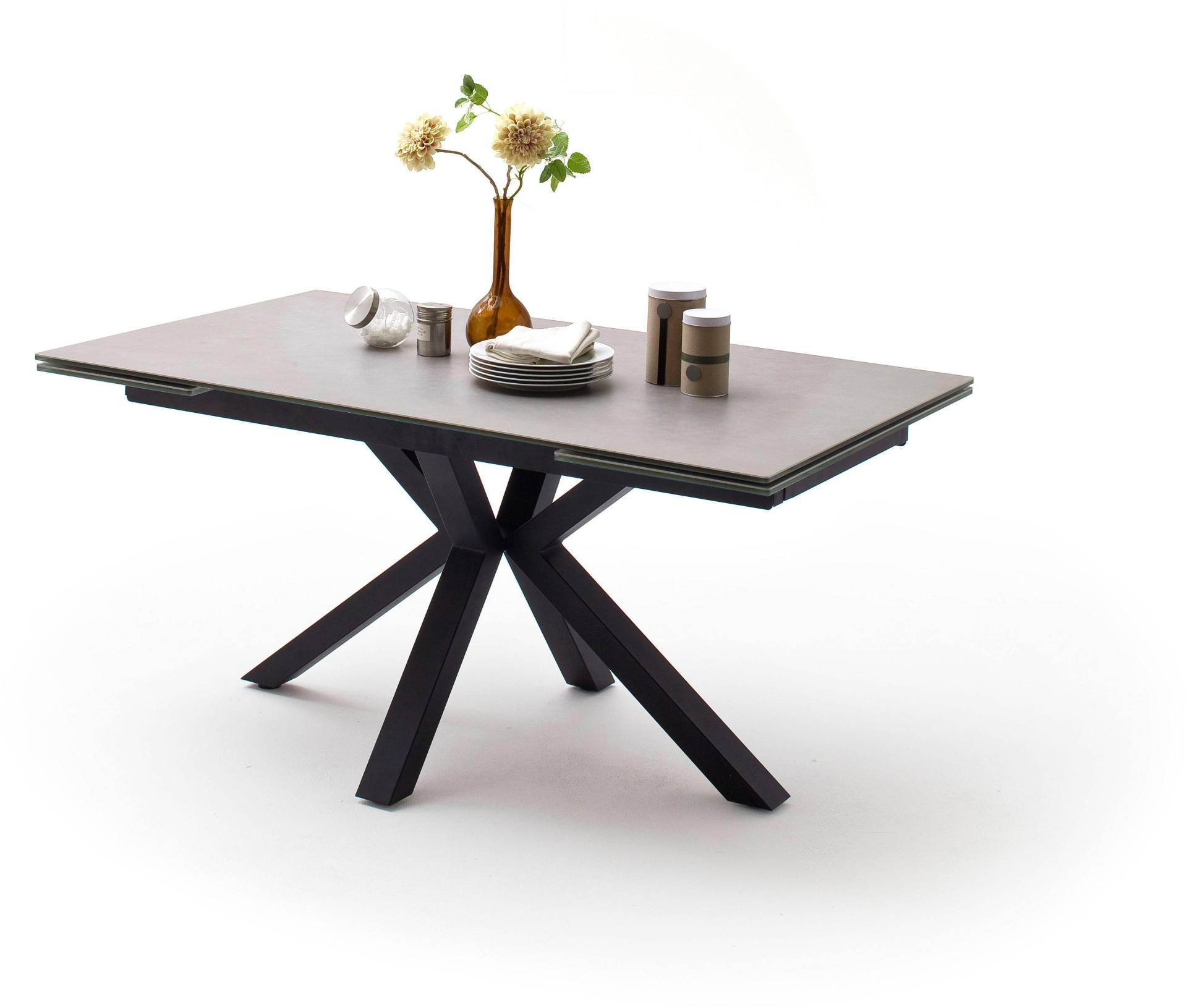 MCA furniture Esstisch »Nagano«, Esstisch Glas-Keramik mit Stirnauszug MCA furniture Esstisch »Nagano«, Esstisch Glas-Keramik mit Stirnauszug von MCA furniture
