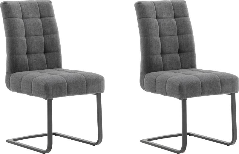MCA furniture Freischwinger »Salta«, (Set), 2 St., Aqua Clean, (2er-Set), Gestell-Flachrohr, schwarz matt lackiert, Aqua Clean Bezug MCA furniture Freischwinger »Salta«, (Set), 2 St., Aqua Clean, (2er-Set), Gestell-Flachrohr, schwarz matt lackiert, Aqua Clean Bezug von MCA furniture