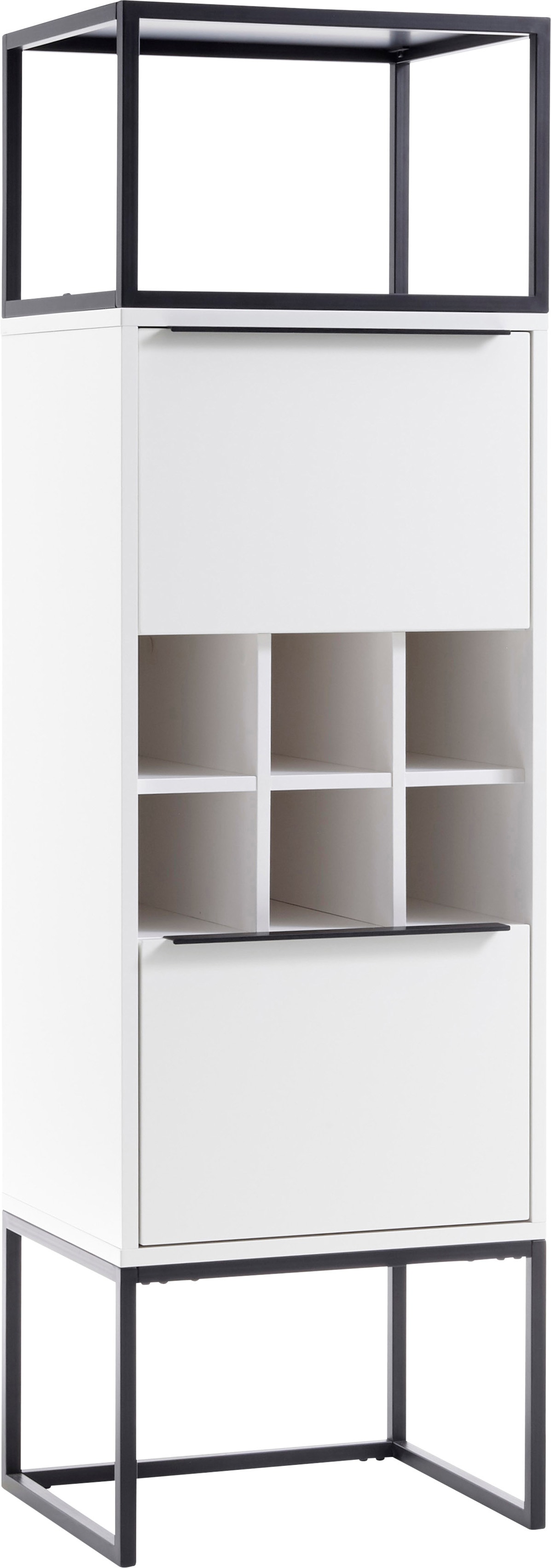 HBZ Highboard »Lille«, (1 St.), mit LED-Beleuchtung, Wohnzimmerschrank in Eiche Artisan NB von HBZ