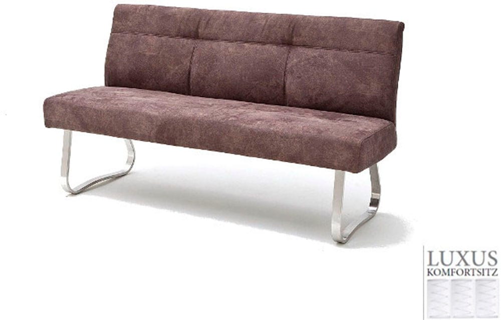 MCA furniture Polsterbank »Talena«, mit einem Edelstahl Gestell, in zwei Farbvarianten und zwei Breite MCA furniture Polsterbank »Talena«, mit einem Edelstahl Gestell, in zwei Farbvarianten und zwei Breite von MCA furniture