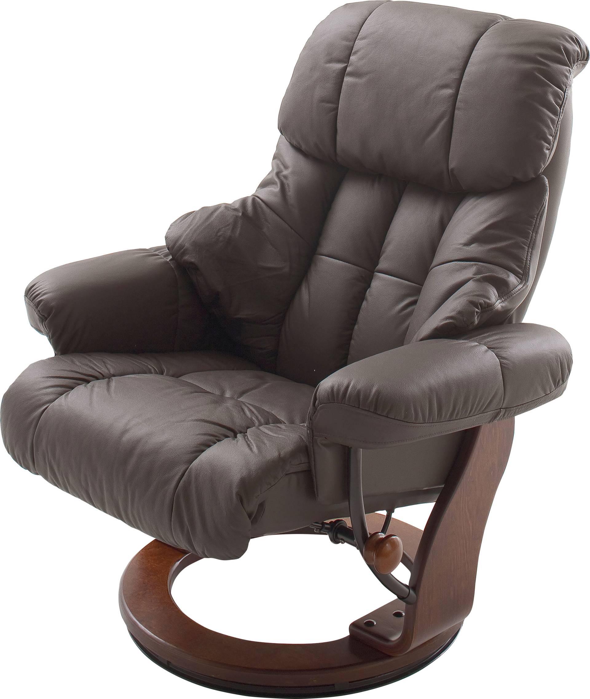 MCA furniture Relaxsessel »Calgary«, Fernsehsessel 360°drehbar inkl. Hocker mit Lederbezug von MCA furniture