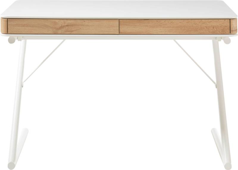 MCA furniture Schreibtisch »Bukarest«, weiss matt mit Schubladen, Breite 120 cm von MCA furniture