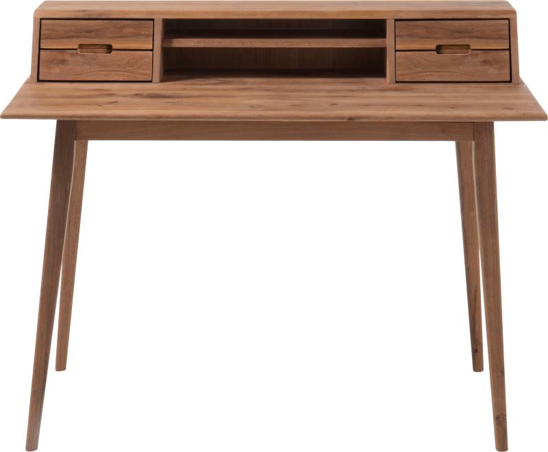 MCA furniture Schreibtisch »Melbourne«, Massivholz Asteiche geölt mit Schubladen, Breite 110 cm von MCA furniture