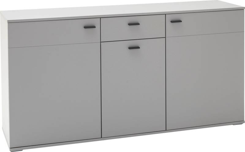 MCA furniture Sideboard »Zadar«, Wohnzimmerschrank in Arktis Grau 165 cm breit von MCA furniture