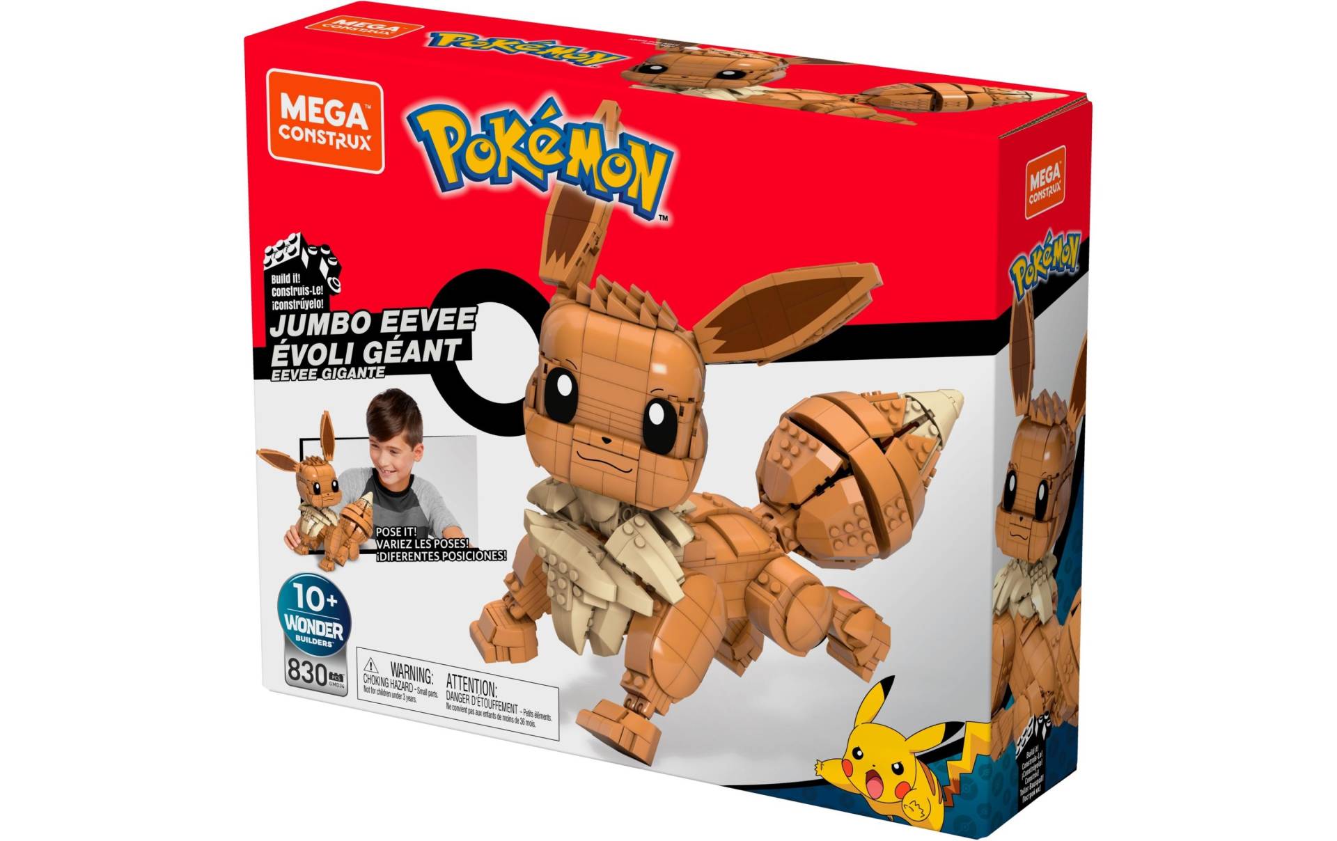 MEGA Spiel »Construx Bausteinmodell Pokémon Jumbo Evoli« von Mega