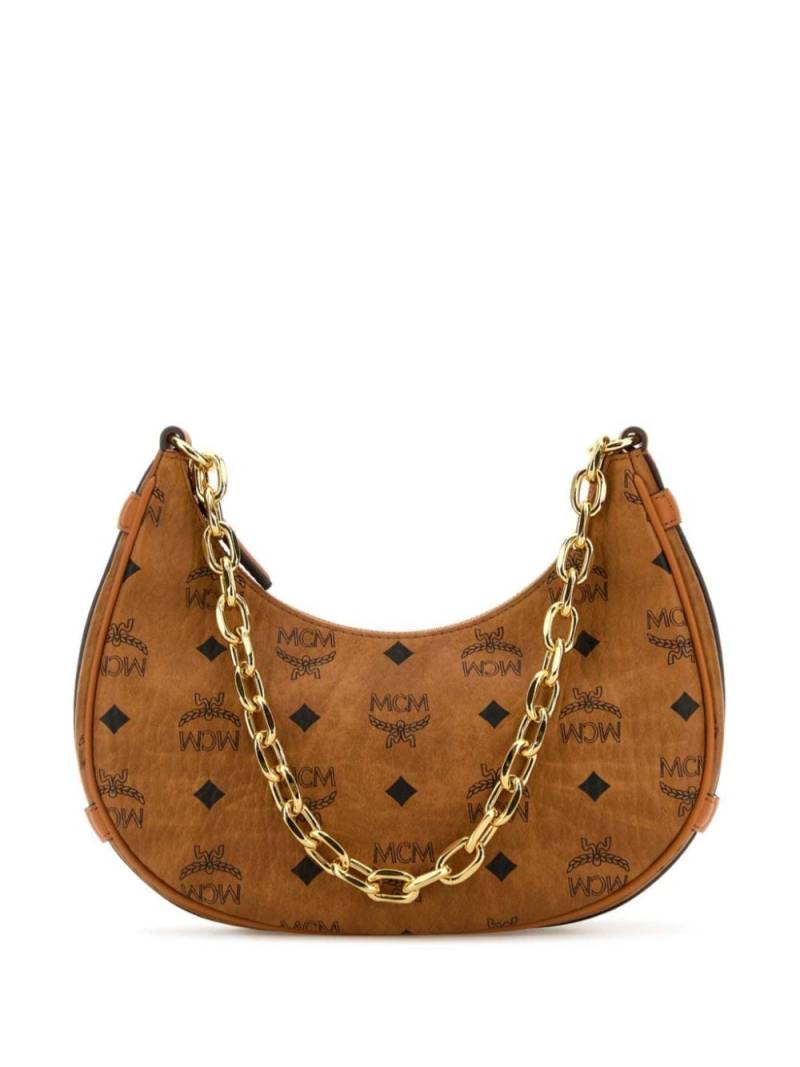 MCM Aren Crescent shoulder bag - Brown von MCM