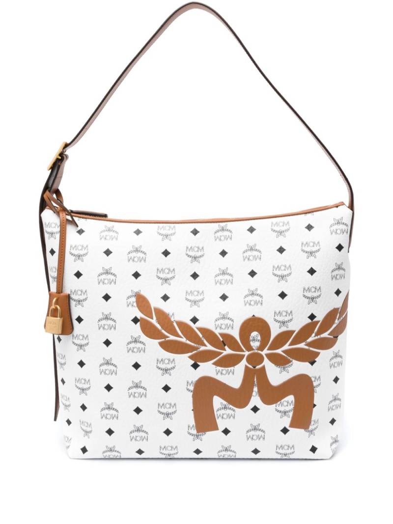 MCM Aren Visetos-print shoulder bag - White von MCM