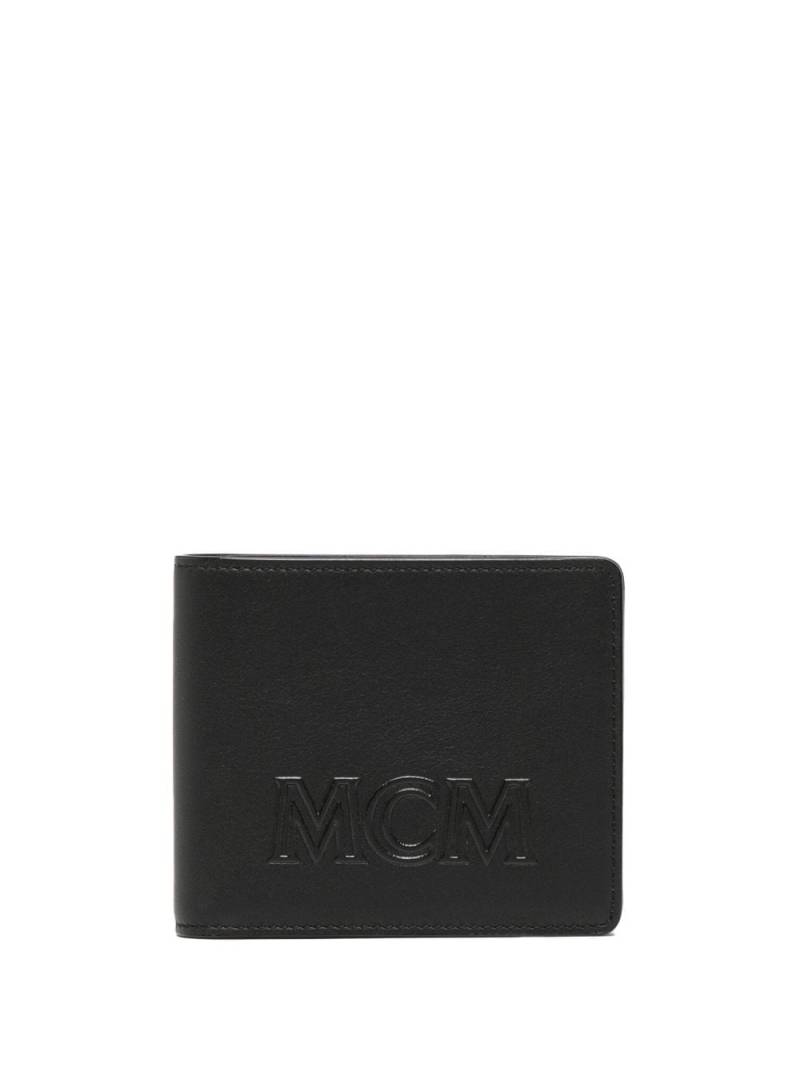 MCM Aren embossed-logo wallet - Black von MCM